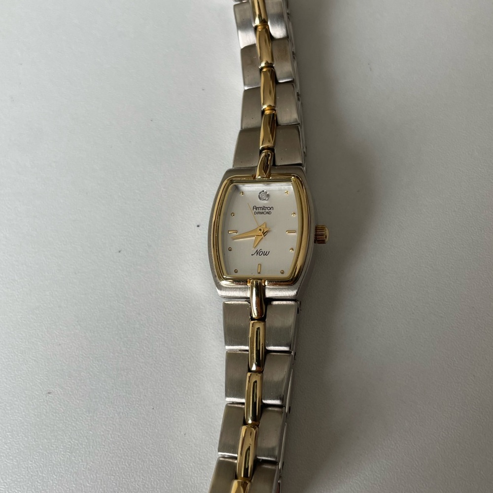 Women's Silver and Gold Watch